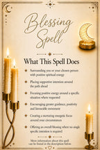 Blessing Spell ritual details