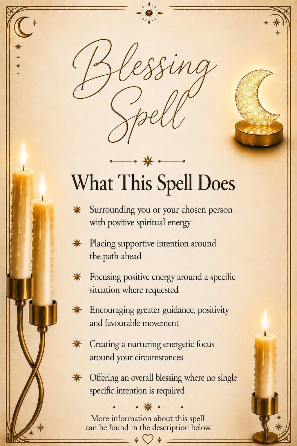 Blessing Spell ritual details