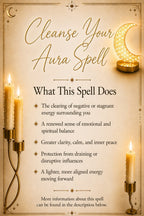 Cleanse Your Aura Spell ritual details