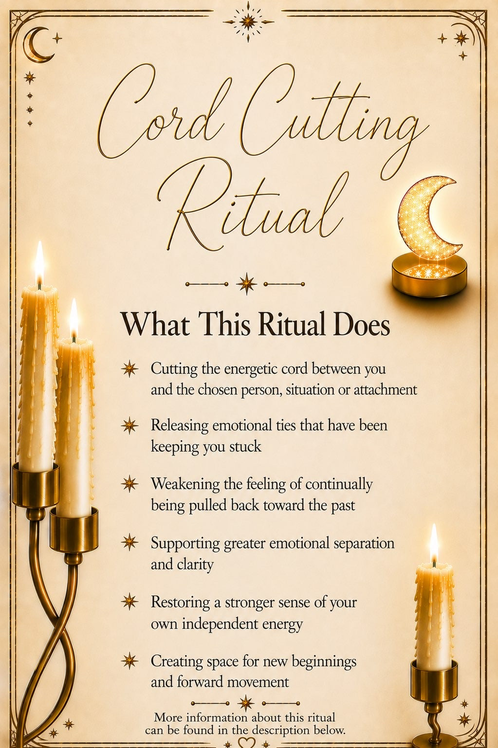 Cord Cutting Spell ritual details