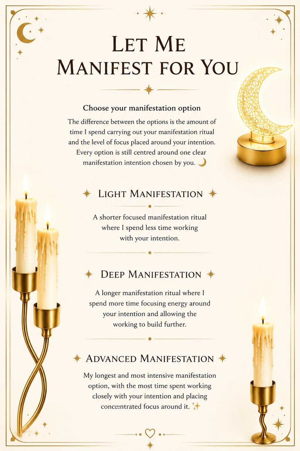 Let Me Manifest For You | Personalised Manifestation Ritual | Intention & Energy Work – image 2