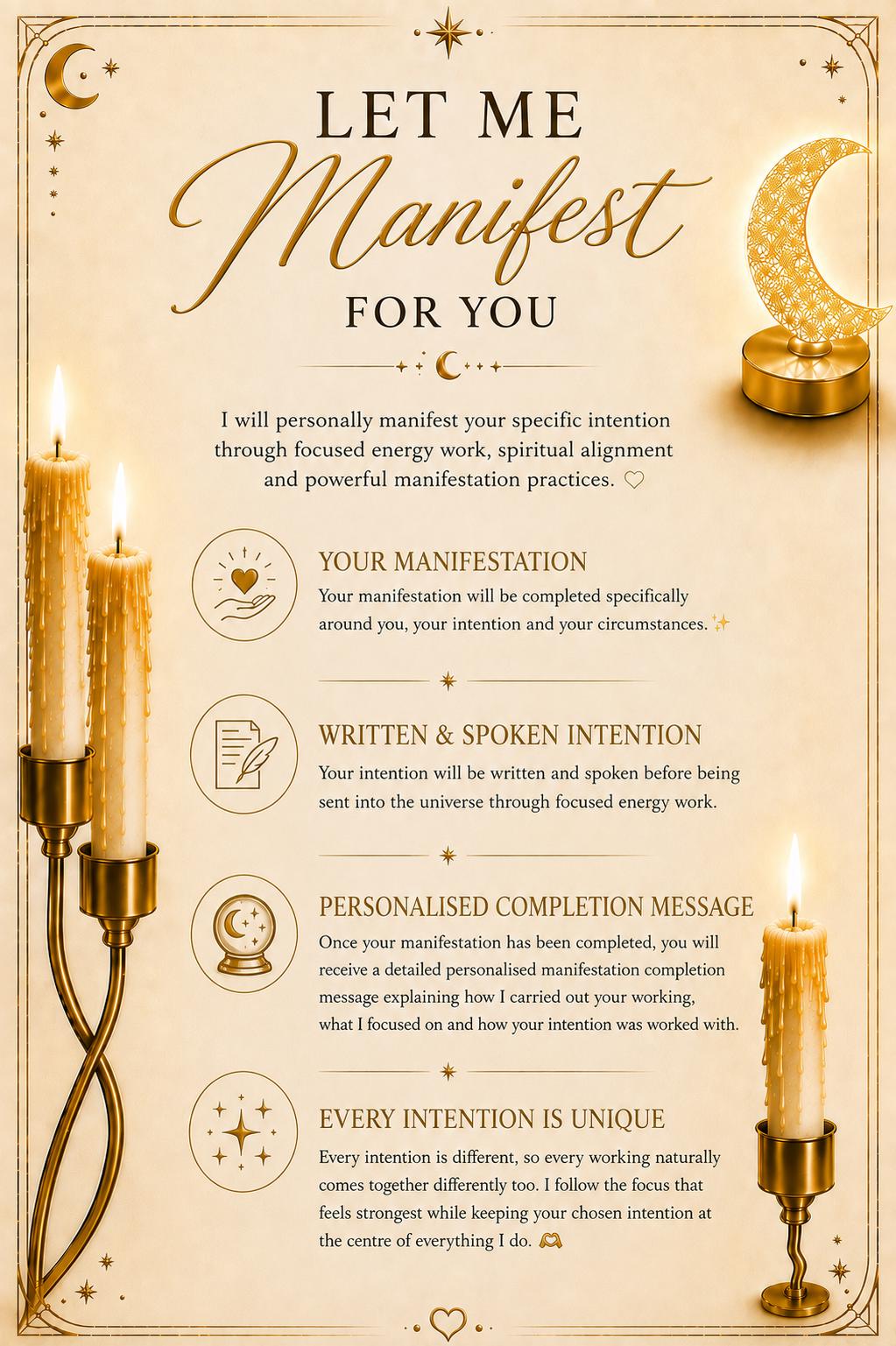 Let Me Manifest For You | Personalised Manifestation Ritual | Intention & Energy Work – image 3