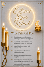 Extreme Love Spell ritual details