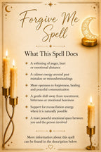 Forgive Me Spell ritual details