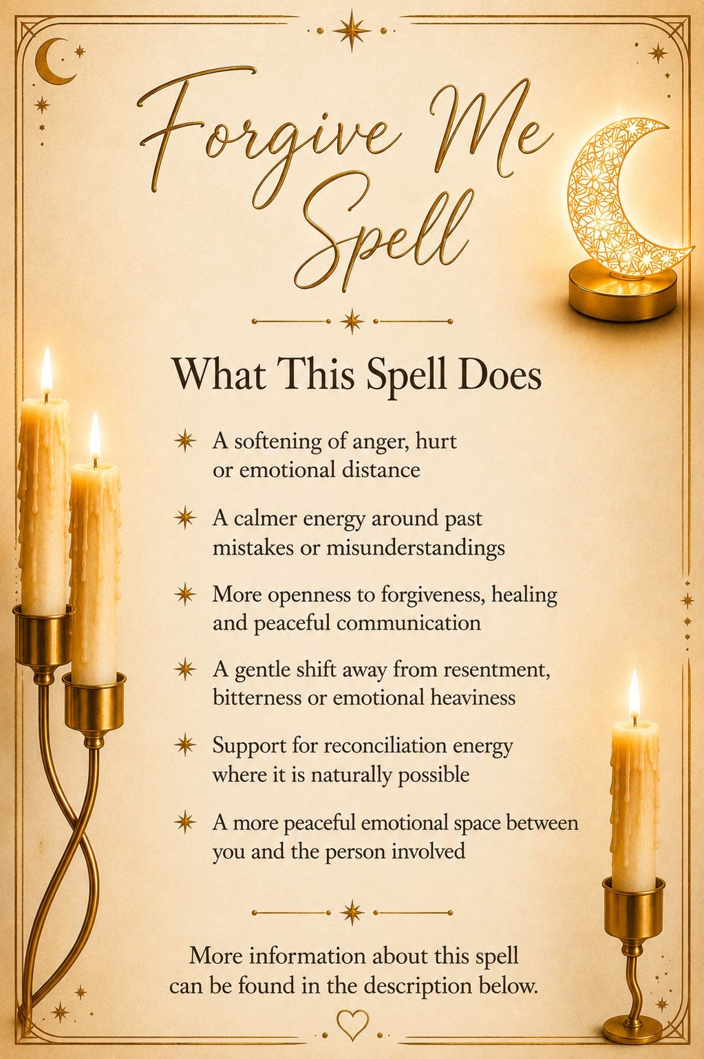 Forgive Me Spell ritual details
