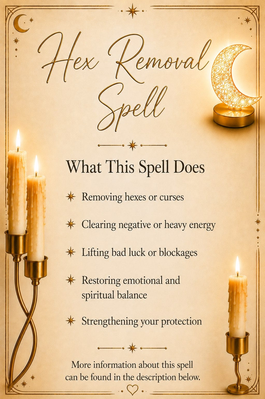 Hex Removal Spell ritual details