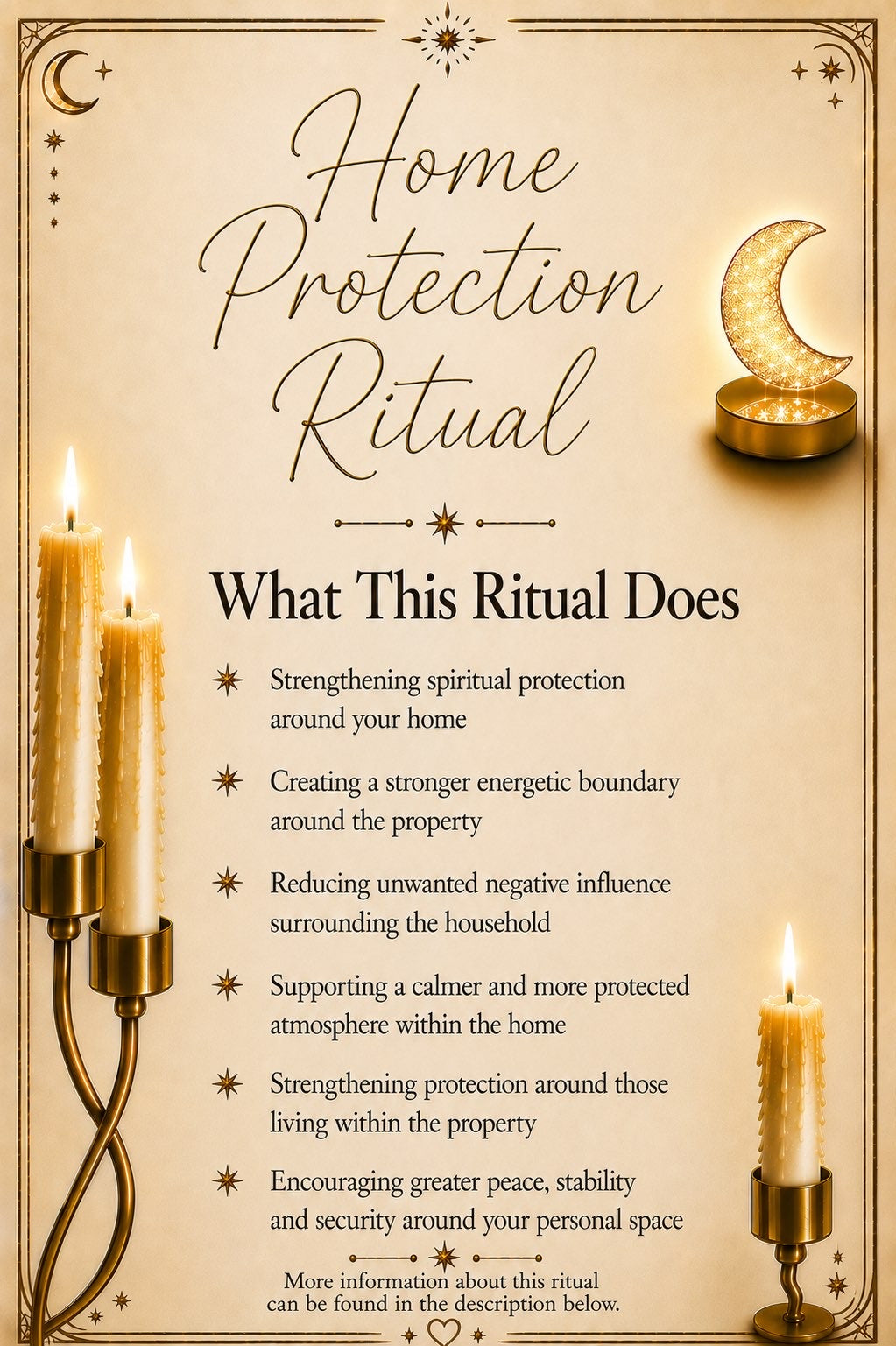 Home Protection Spell ritual details