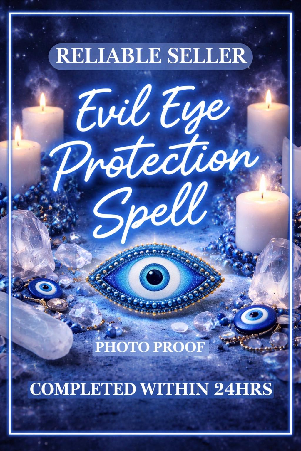 Evil Eye Protection Spell | Remove Negative Energy, Block Bad Energy, Spiritual Cleansing Spells — image 1