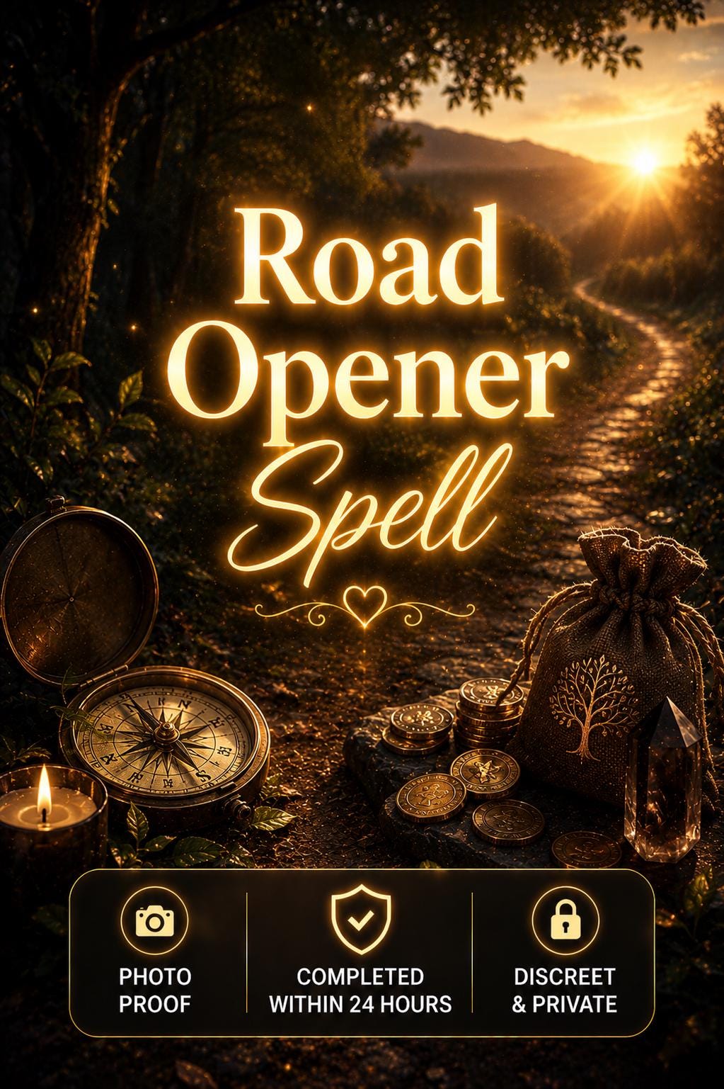 Road Opener Spell | Remove Blocks, Open Paths, Unlock Opportunities Spell — image 1