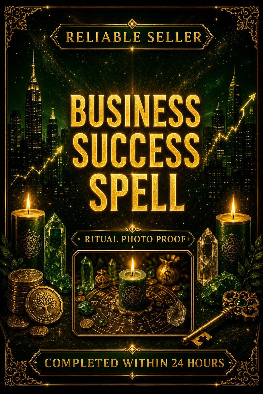 Business Success Spell, Prosperity, Abundance, Career Growth Attraction Spell — image 1