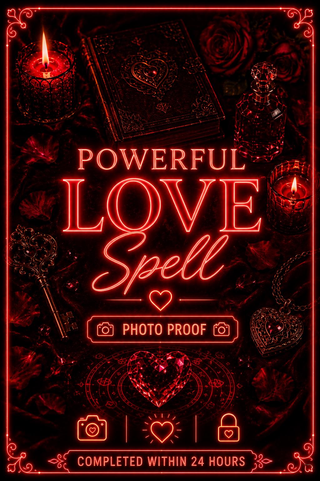 Powerful Love Spell | Attraction Ritual, Deepen Love & Emotional Connection, Photo Proof, Completed Within 24hrs — image 1