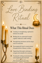 Love Binding Spell ritual details