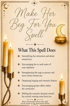 Make Her Beg for You Spell ritual details