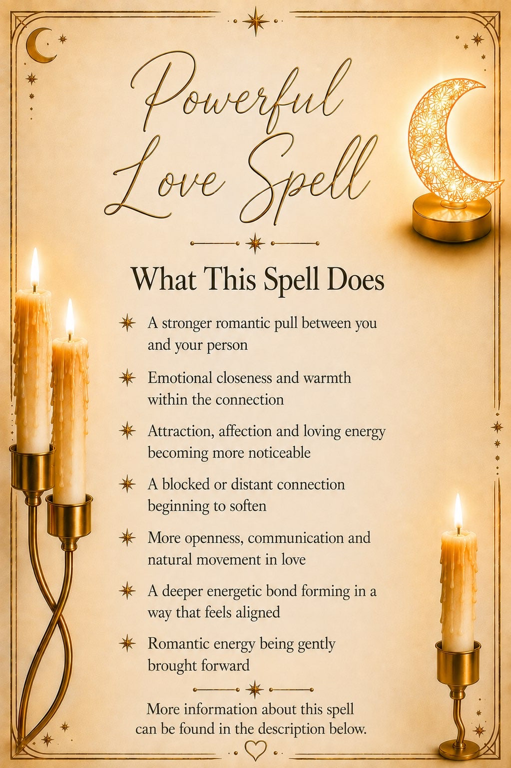 Powerful Love Spell ritual details
