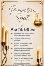 Promotion Spell ritual details