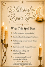 Relationship Repair Spell ritual details