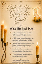 Soulmate Spell ritual details