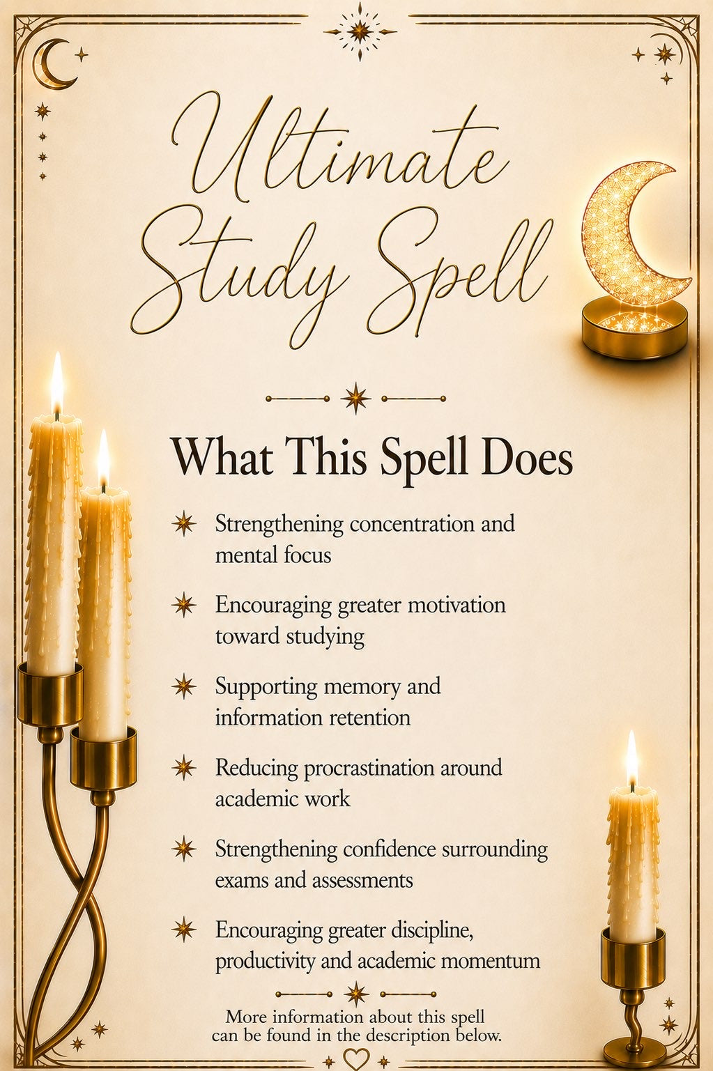 Ultimate Study Spell ritual details