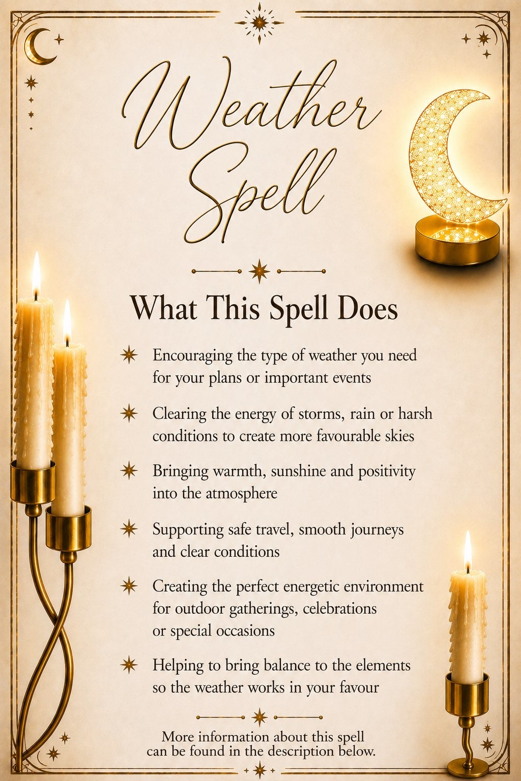 Weather Spell ritual details