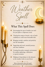 Weather Spell ritual details